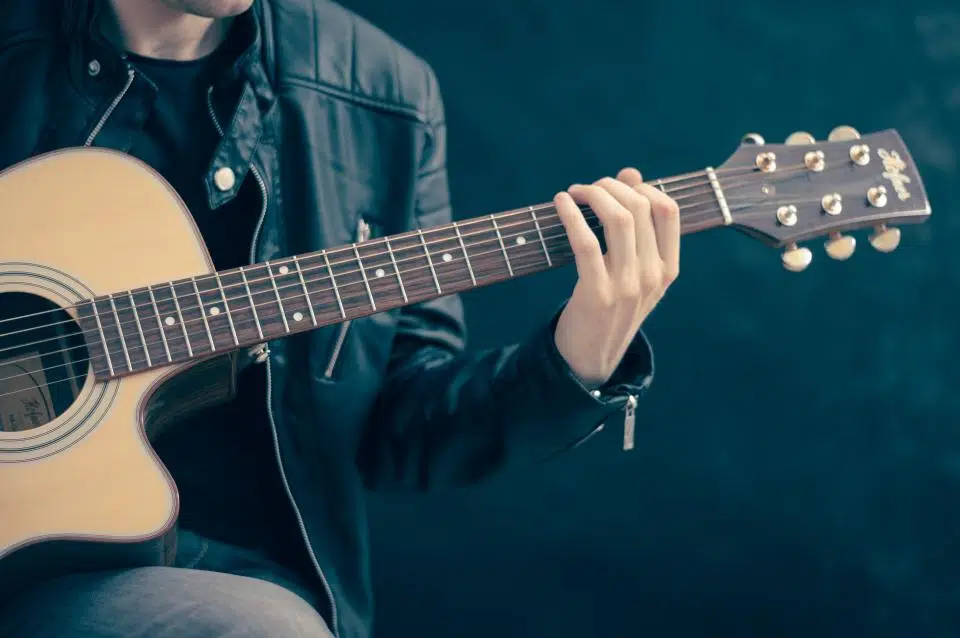 Guitar performance artwork